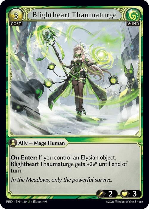 Blightheart Thaumaturge (Interference Curio Foil) (180) (.asphodel/paradise) (PRD)