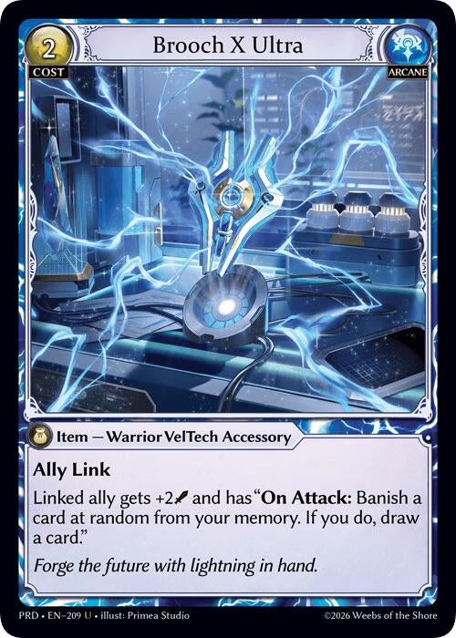 Brooch X Ultra (Interference Curio Foil) (209) (.asphodel/paradise) (PRD)