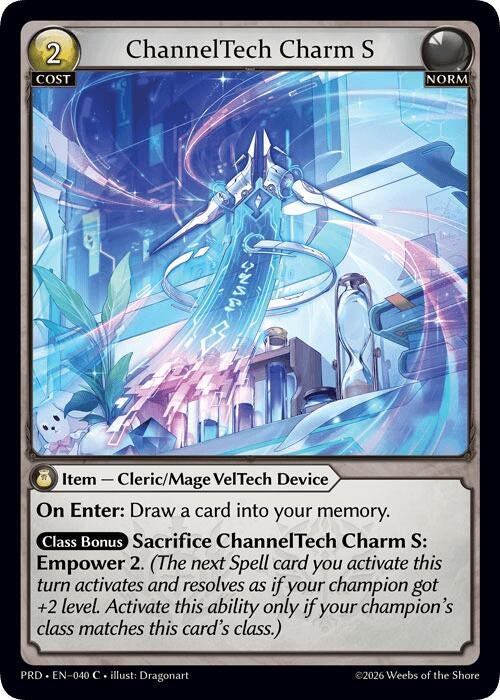 ChannelTech Charm S (Interference Curio Foil) (040) (.asphodel/paradise) (PRD)
