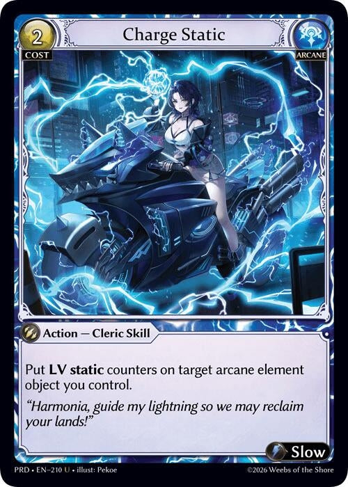 Charge Static (Interference Curio Foil) (210) (.asphodel/paradise) (PRD)