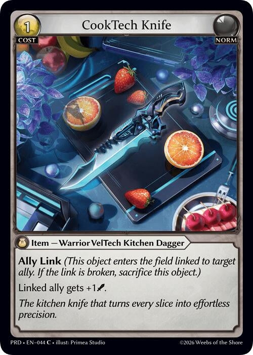 CookTech Knife (Interference Curio Foil) (044) (.asphodel/paradise) (PRD)