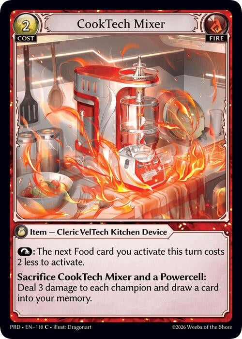 CookTech Mixer (Interference Curio Foil) (110) (.asphodel/paradise) (PRD)