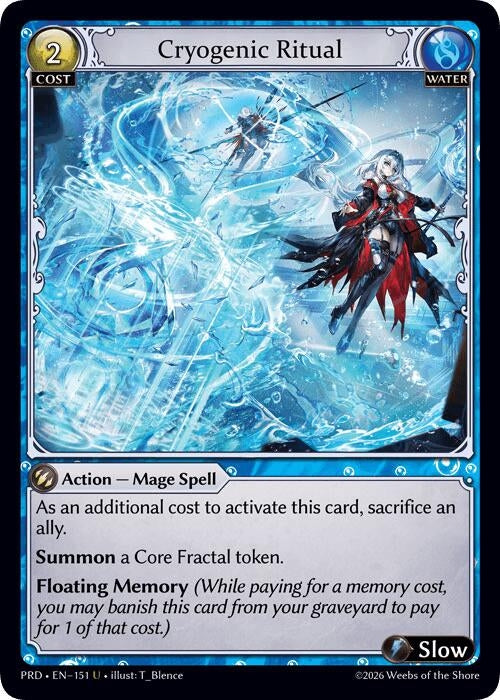 Cryogenic Ritual (Interference Curio Foil) (151) (.asphodel/paradise) (PRD)