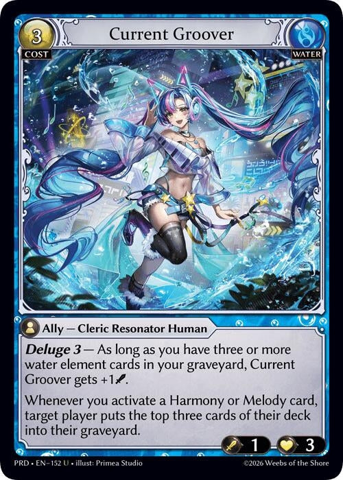 Current Groover (Interference Curio Foil) (152) (.asphodel/paradise) (PRD)