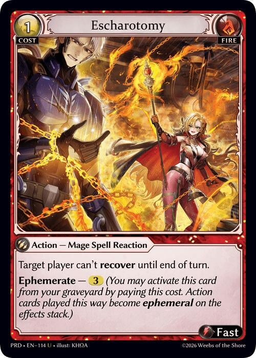 Escharotomy (Interference Curio Foil) (114) (.asphodel/paradise) (PRD)