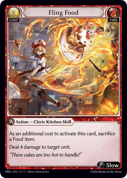 Fling Food (Interference Curio Foil) (117) (.asphodel/paradise) (PRD)