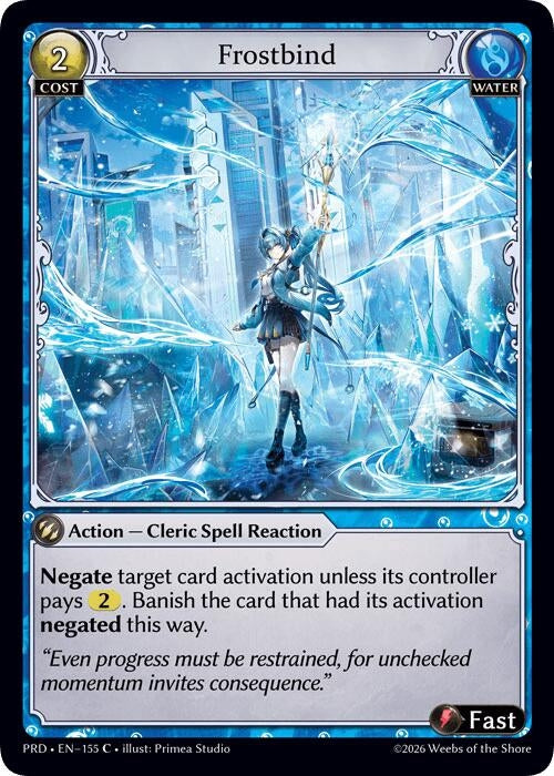 Frostbind (Interference Curio Foil) (155) (.asphodel/paradise) (PRD)