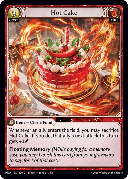Hot Cake (Interference Curio Foil) (120) (.asphodel/paradise) (PRD)