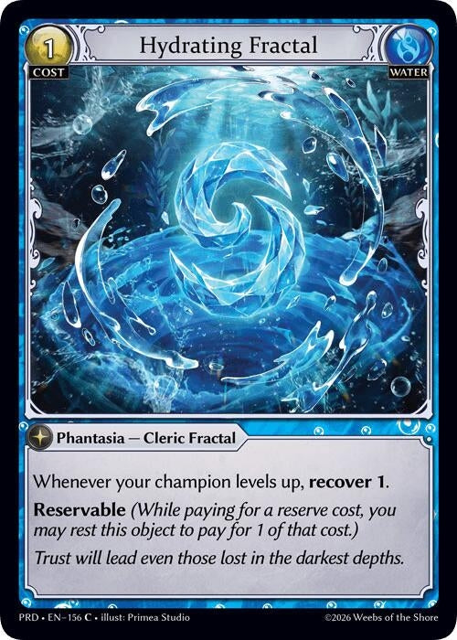 Hydrating Fractal (Interference Curio Foil) (156) (.asphodel/paradise) (PRD)