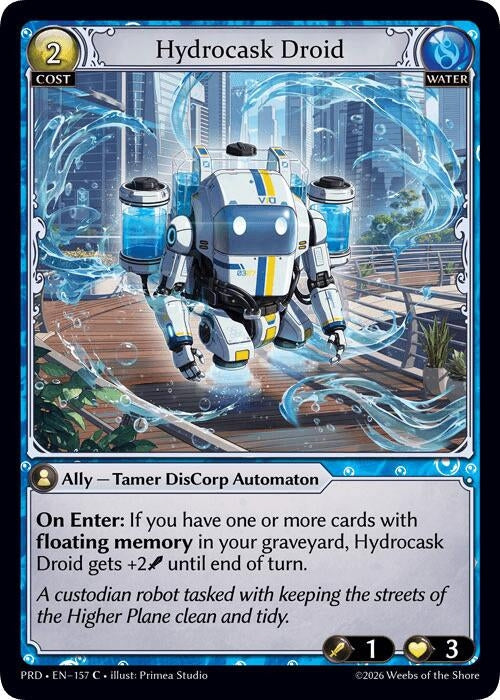Hydrocask Droid (Interference Curio Foil) (157) (.asphodel/paradise) (PRD)