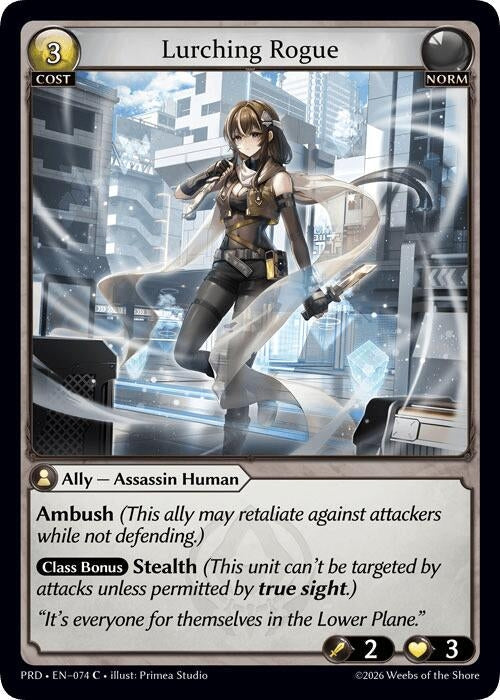 Lurching Rogue (Interference Curio Foil) (074) (.asphodel/paradise) (PRD)
