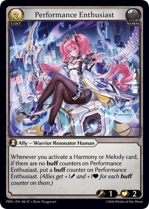 Performance Enthusiast (Interference Curio Foil) (081) (.asphodel/paradise) (PRD)
