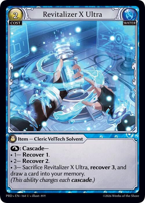 Revitalizer X Ultra (Interference Curio Foil) (164) (.asphodel/paradise) (PRD)