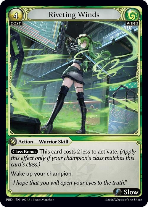 Riveting Winds (Interference Curio Foil) (197) (.asphodel/paradise) (PRD)