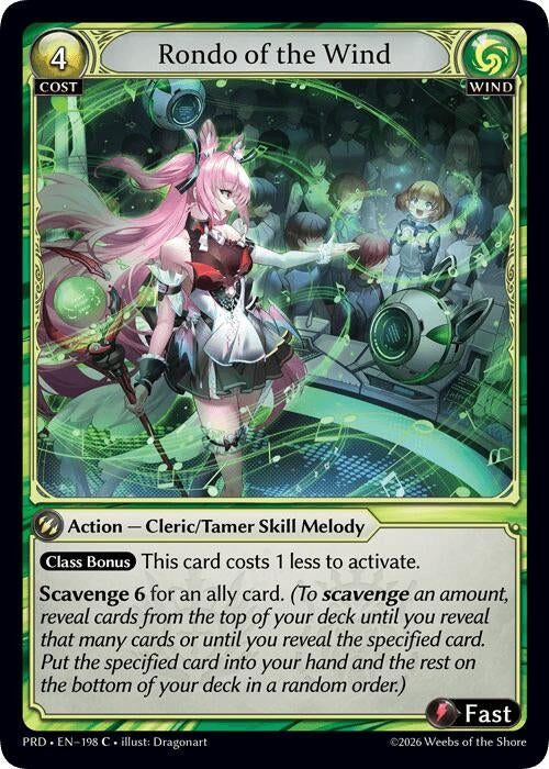 Rondo of the Wind (Interference Curio Foil) (198) (.asphodel/paradise) (PRD)