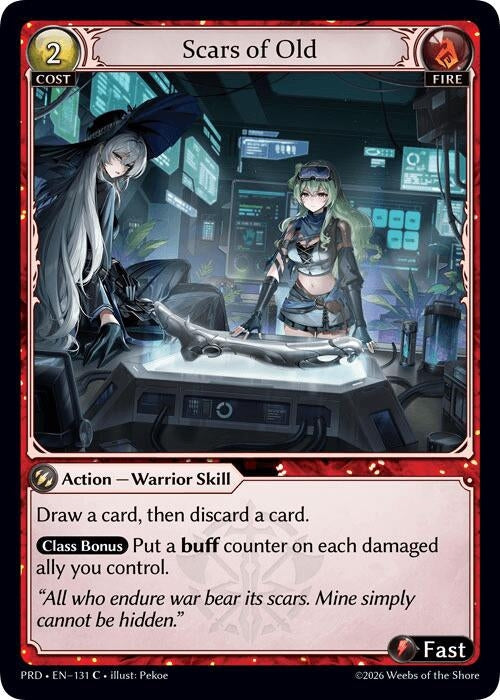 Scars of Old (Interference Curio Foil) (131) (.asphodel/paradise) (PRD)