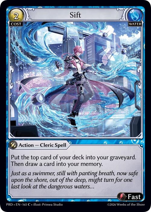 Sift (Interference Curio Foil) (165) (.asphodel/paradise) (PRD)