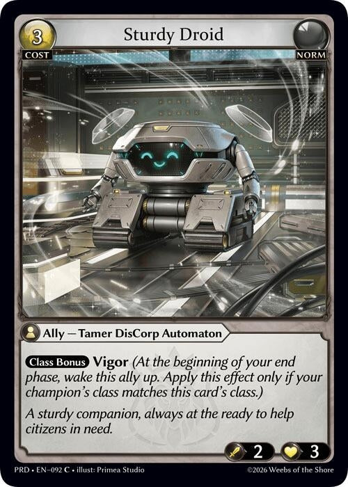 Sturdy Droid (Interference Curio Foil) (092) (.asphodel/paradise) (PRD)