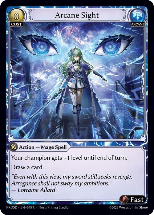 Arcane Sight (048) (.asphodel/paradise Starter Decks) (PRDSD)