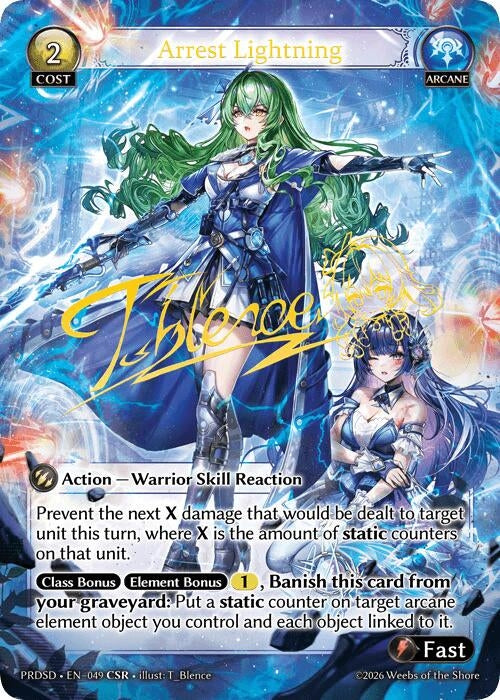Arrest Lightning (CSR) (049) (.asphodel/paradise Starter Decks) (PRDSD)
