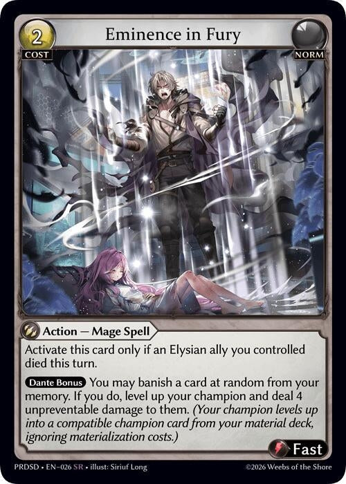 Eminence in Fury (026) (.asphodel/paradise Starter Decks) (PRDSD)