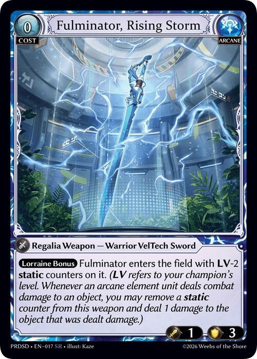 Fulminator, Rising Storm (017) (.asphodel/paradise Starter Decks) (PRDSD)