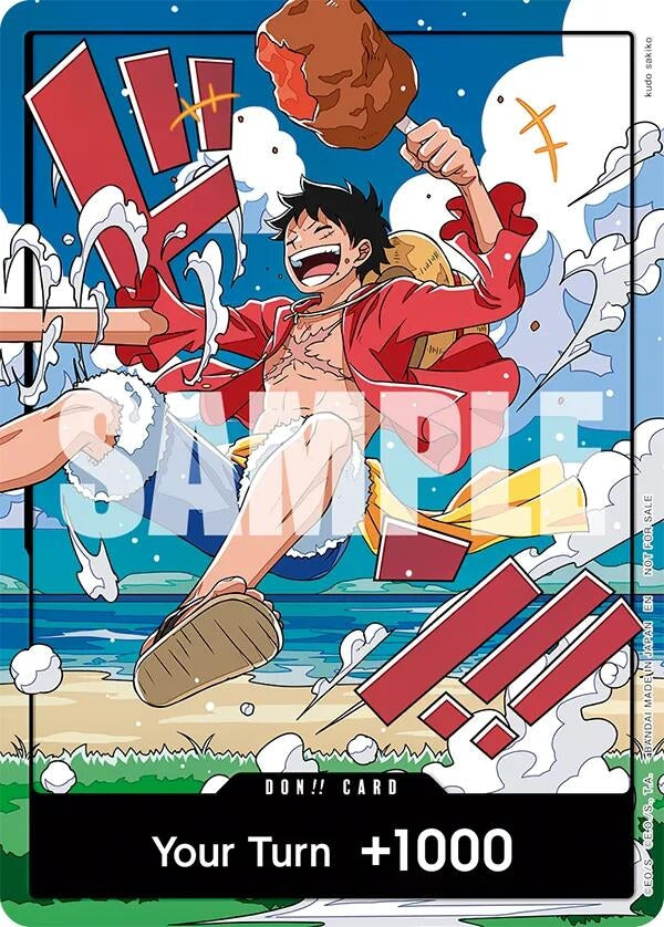 DON!! Card (World United) (Luffy) (One Piece Promotion Cards) (OP-PR)