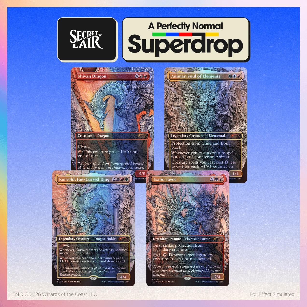 Secret Lair Drop: Artist Series: Ian Miller - Traditional Foil Edition