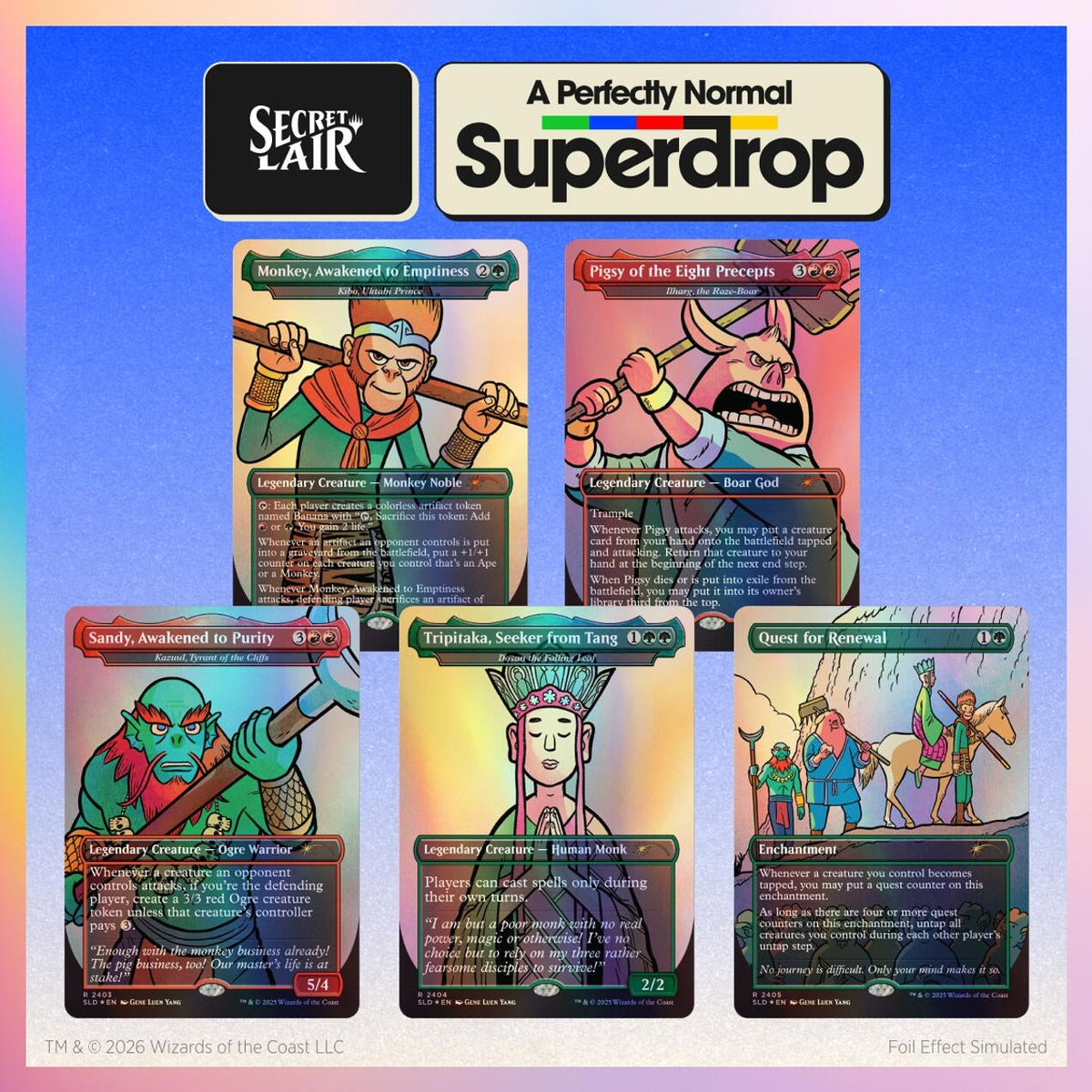 Secret Lair Drop: Featuring: Gene Luen Yang - Traditional Foil Edition