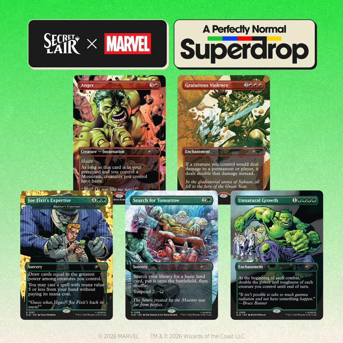 Secret Lair Drop: Secret Lair x Marvel: Hulk SMASH! - Non-Foil Edition