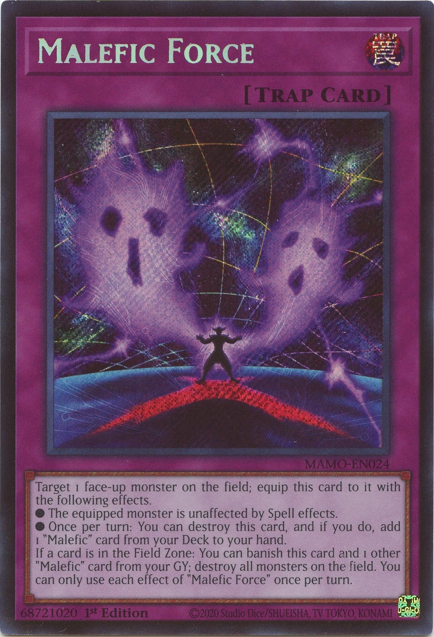 Malefic Force (Secret Rare) (MAMO-EN024) (Magnificent Monsters)
