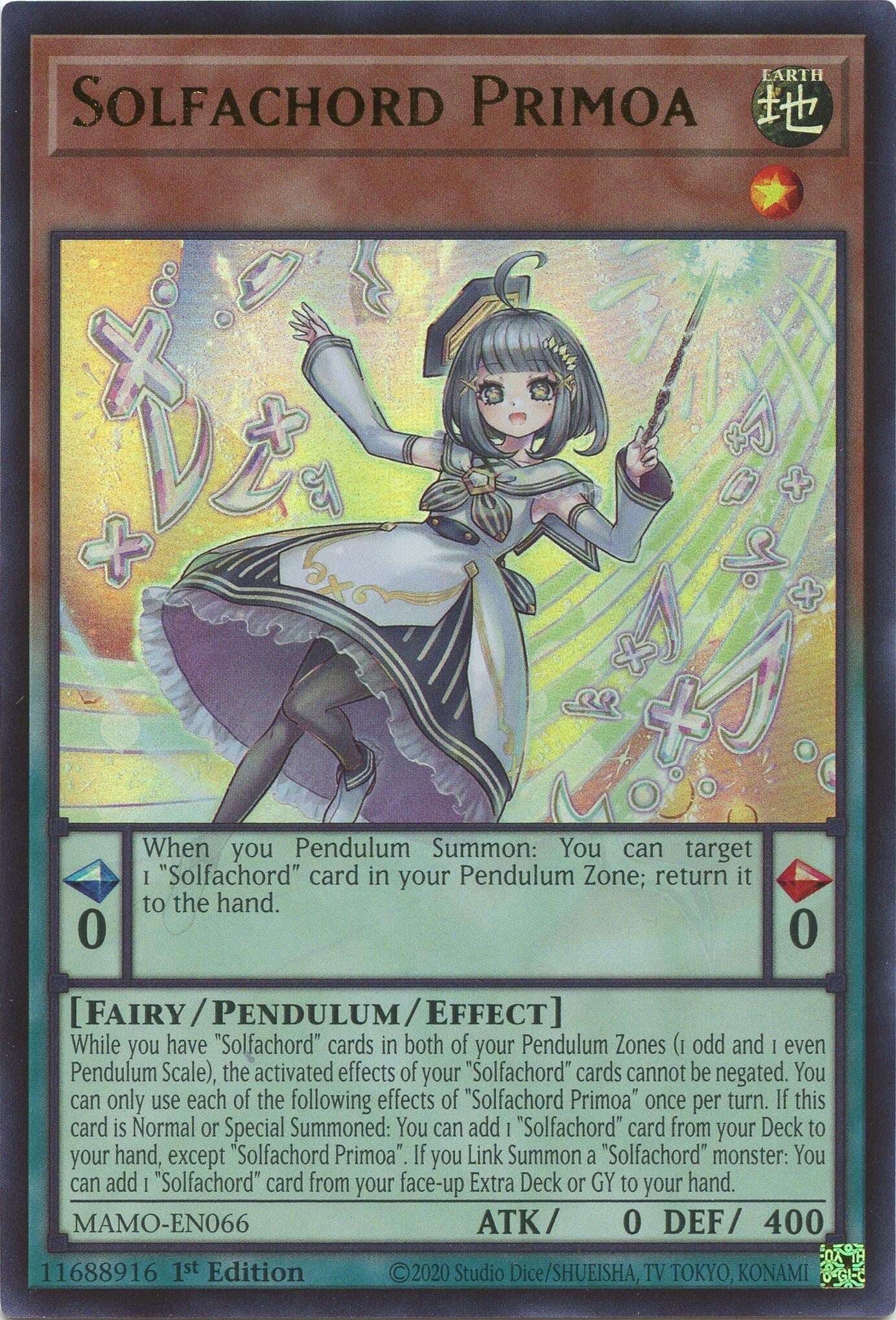 Solfachord Primoa (MAMO-EN066) (Magnificent Monsters)