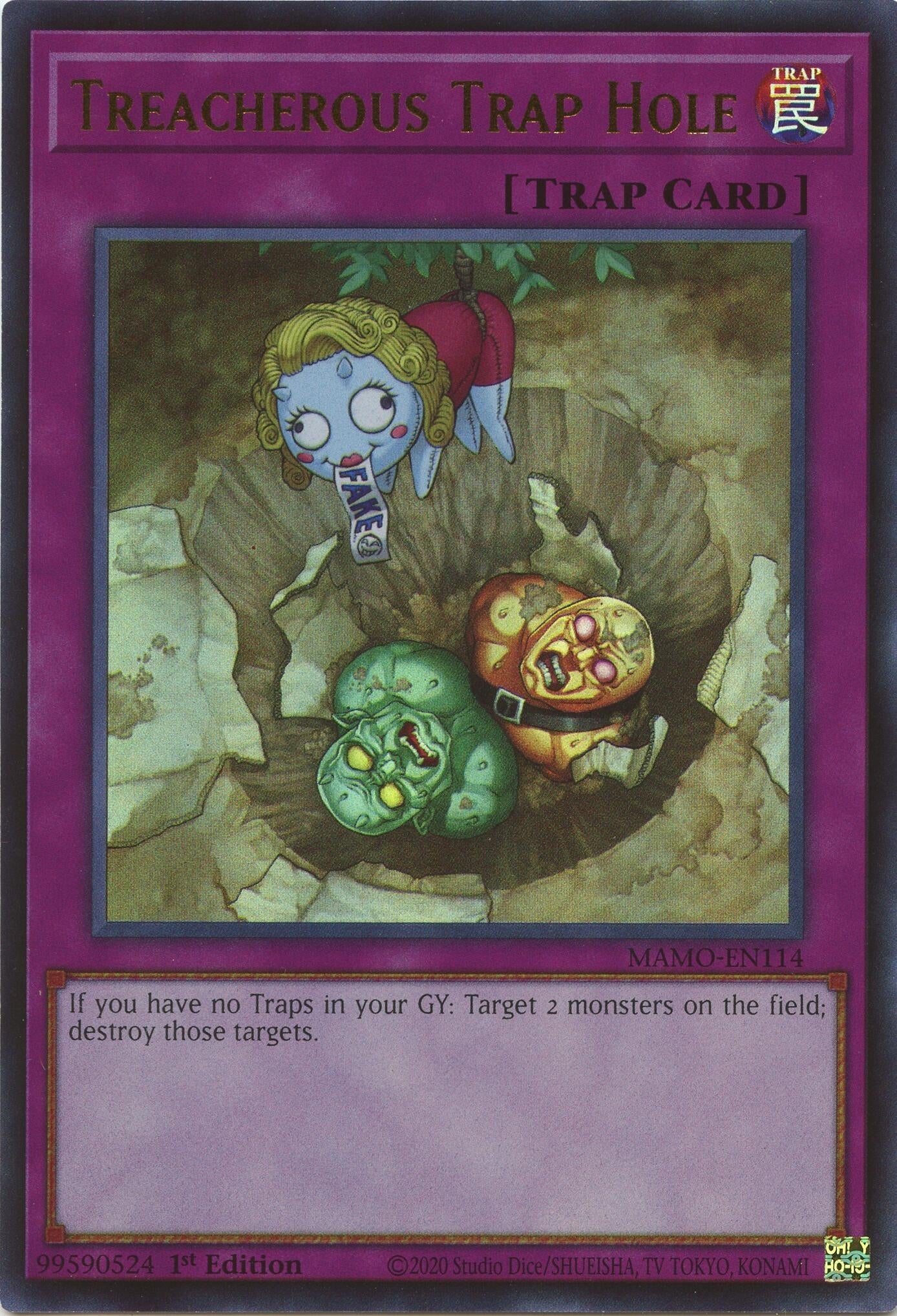 Treacherous Trap Hole (MAMO-EN114) (Magnificent Monsters)