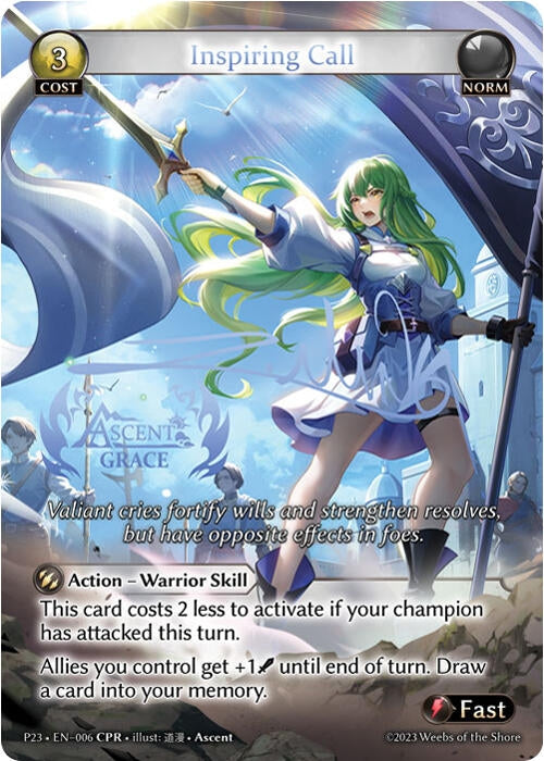 Inspiring Call (Ascent Grace) (006) (Promotional Cards) (P)