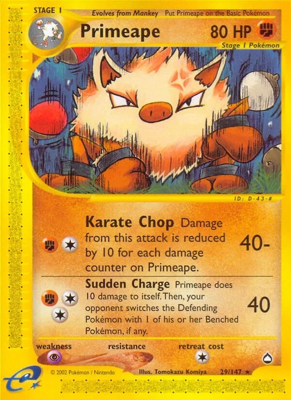 Primeape (029/147) (Aquapolis) (AQ)