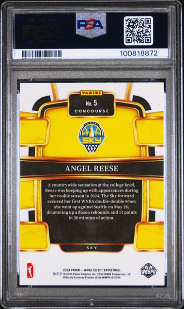 Angel Reese 2024 Panini Select WNBA Concourse RC PSA 10