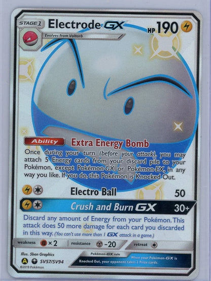 Electrode GX Pokémon Hidden Fates Shiny #SV57/SV94