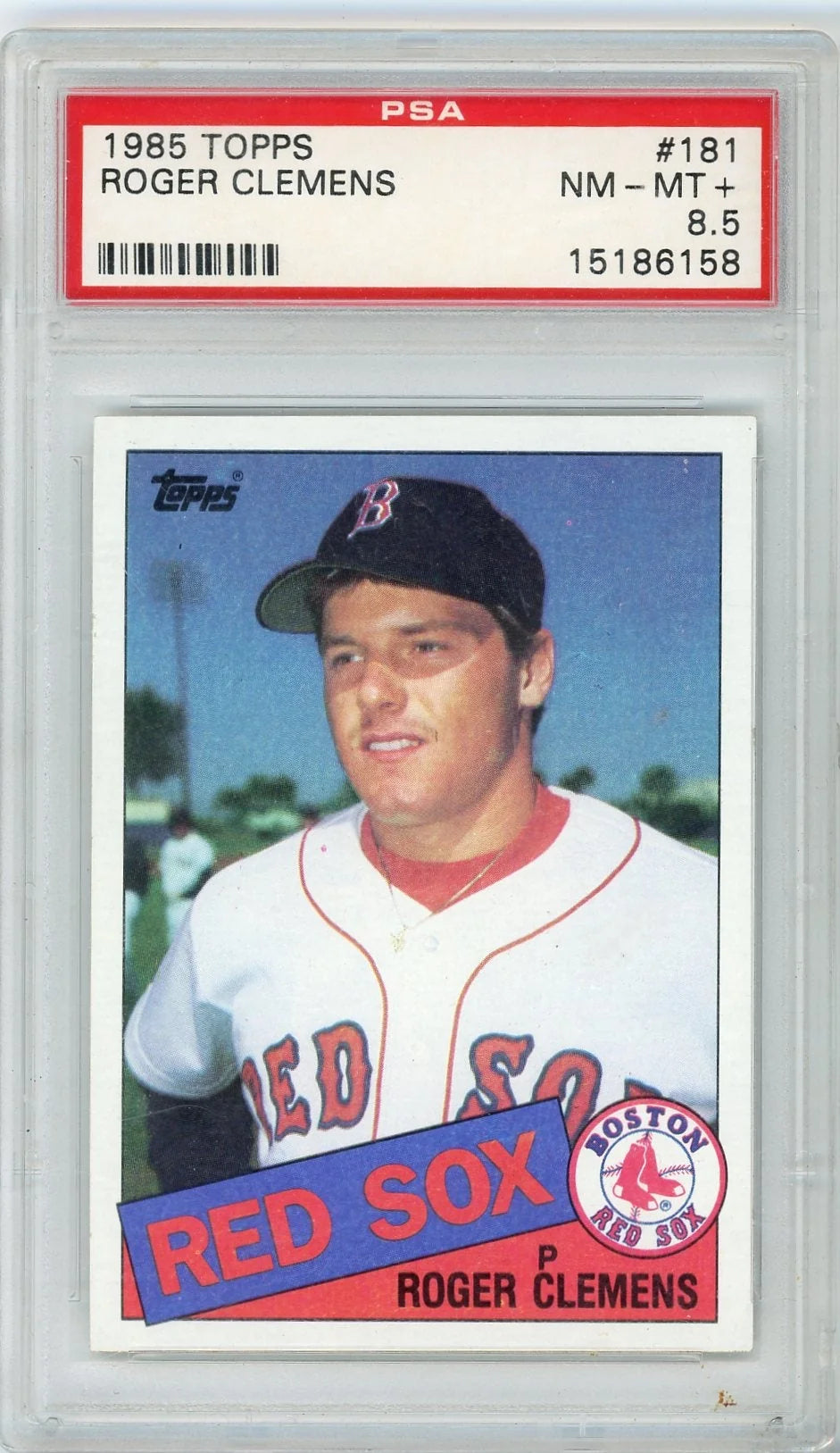 Roger Clemens 1985 Topps #181 PSA 8.5