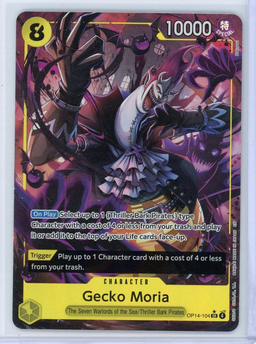 Gecko Moria One Piece OP-14 Alternate Art #OP14-104