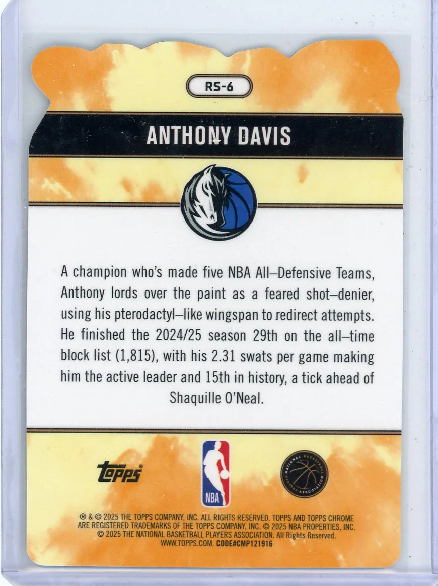 Anthony Davis 2025-26 Topps Chrome Rock Stars SSP