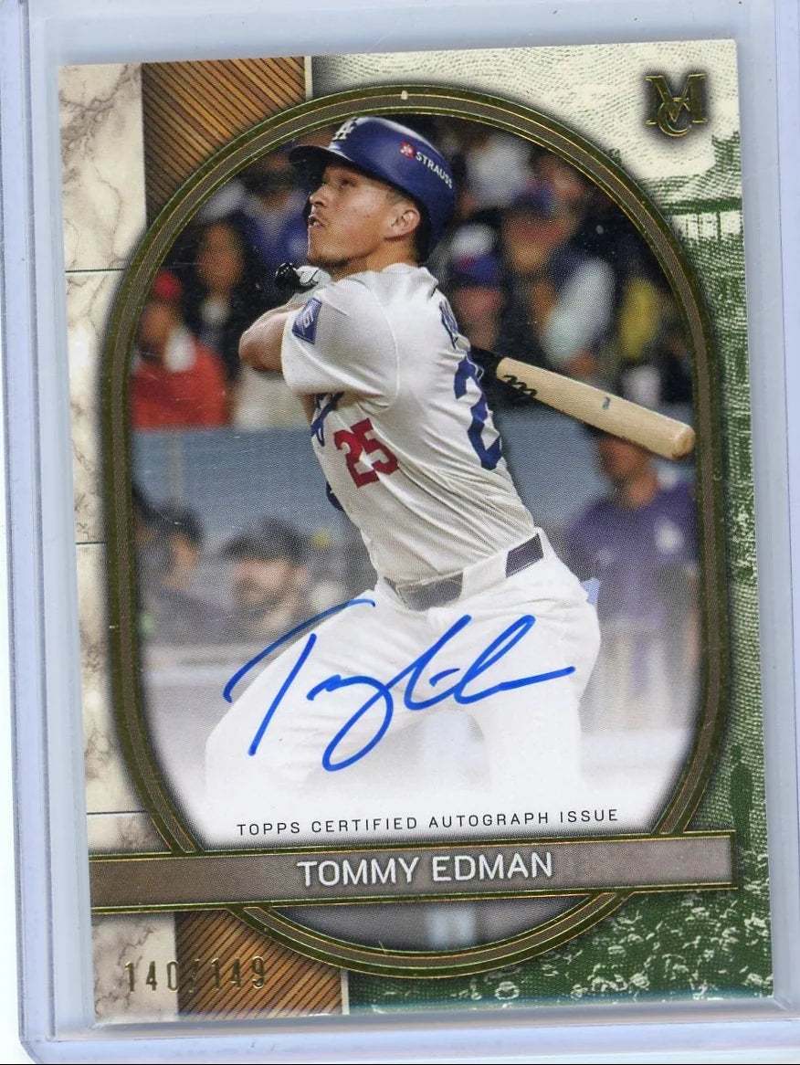 Tommy Edman Topps Museum Collection Autograph #'d 140/149