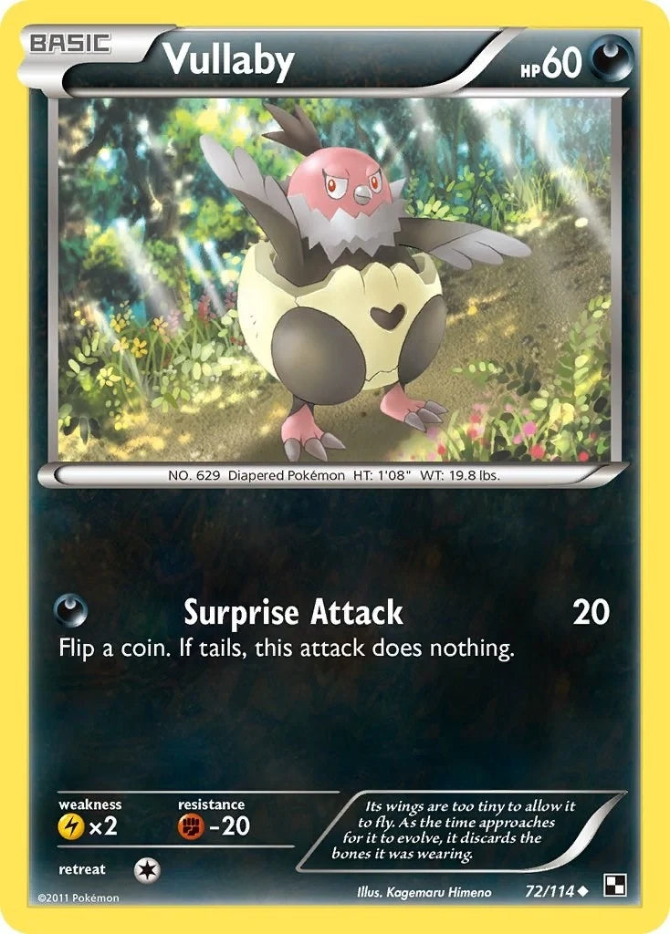 Vullaby (72/114) (Black and White) (BLW)