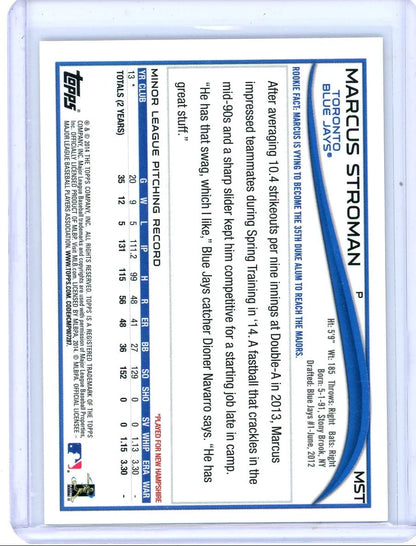Marcus Stroman 2014 Topps Chrome Autograph RC