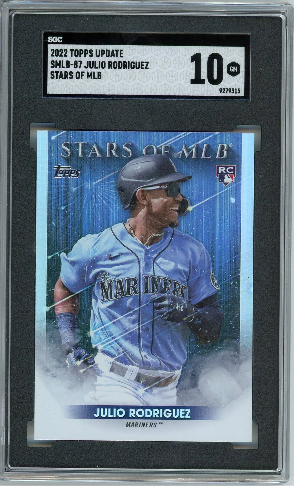 Julio Rodriguez 2022 Topps Update Stars of MLB SGC 10