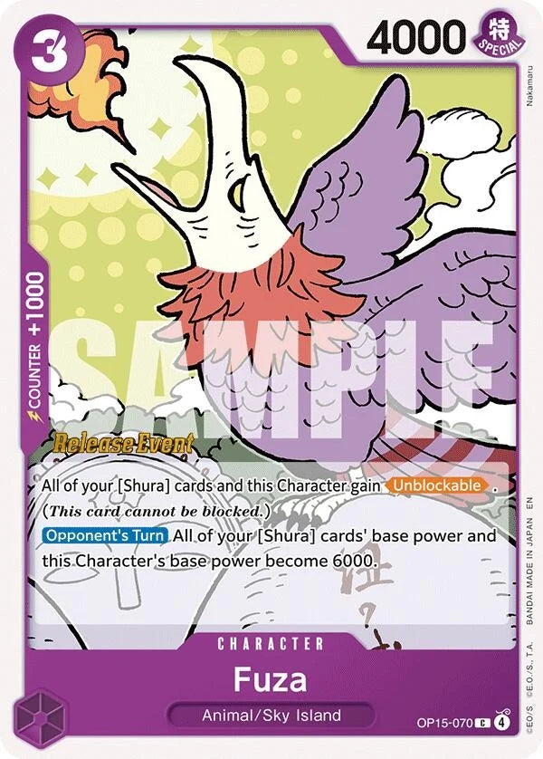 Fuza (OP15-070) (Adventure on Kami's Island Release Event Cards) (OP15 RE)