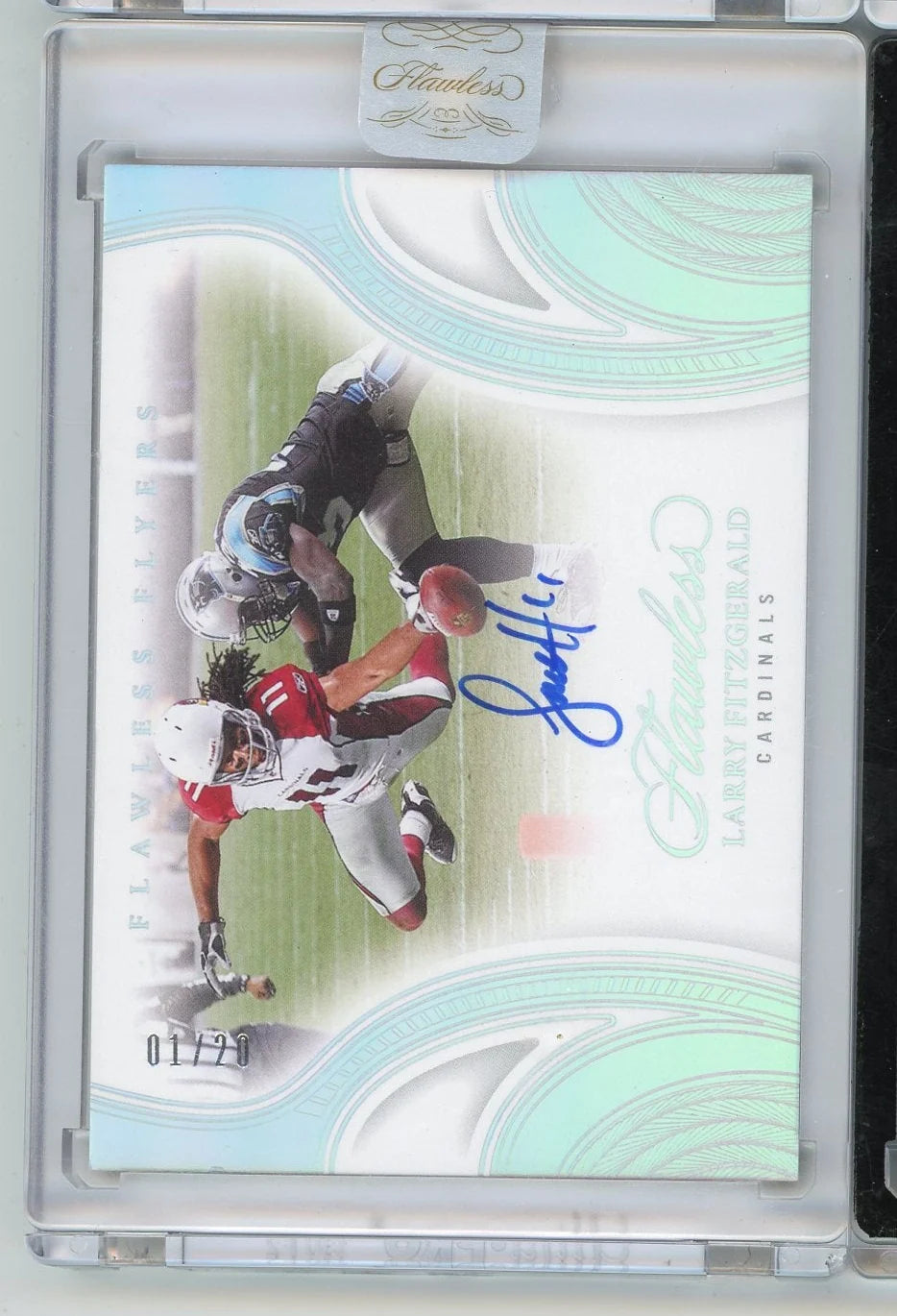 Larry Fitzgerald 2025 Panini Flawless Flawless Flyers autograph #'d 01/20 (encased)