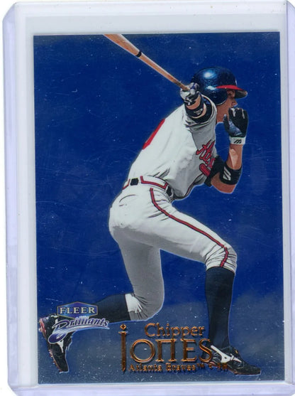 Chipper Jones 1999 Fleer Brilliants Blue