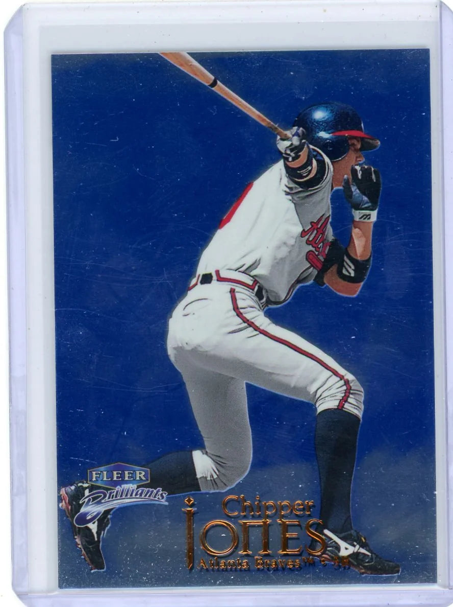 Chipper Jones 1999 Fleer Brilliants Blue