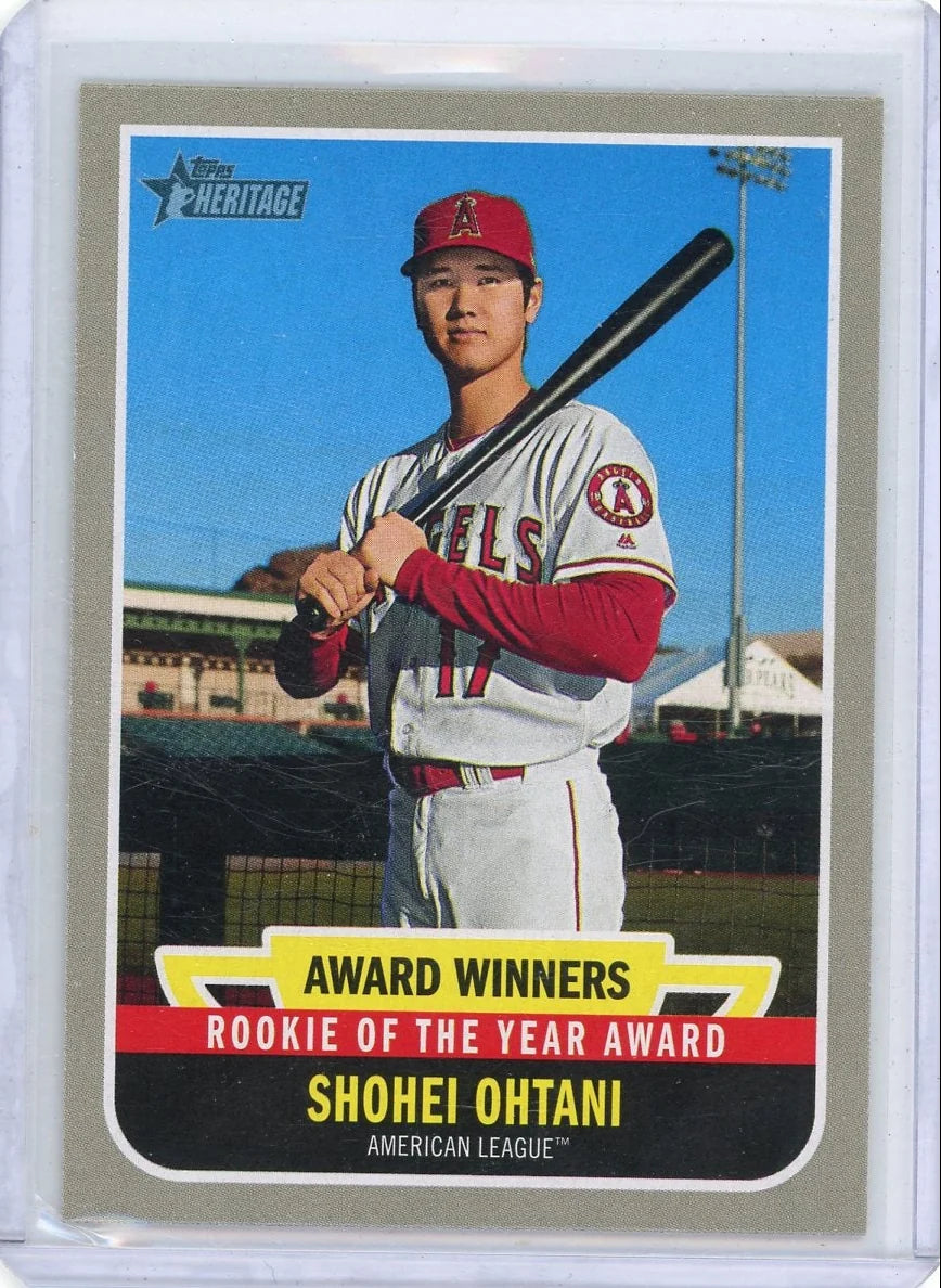 Shohei Ohtani 2019 Topps Heritage Rookie of the Year Award #AW-5
