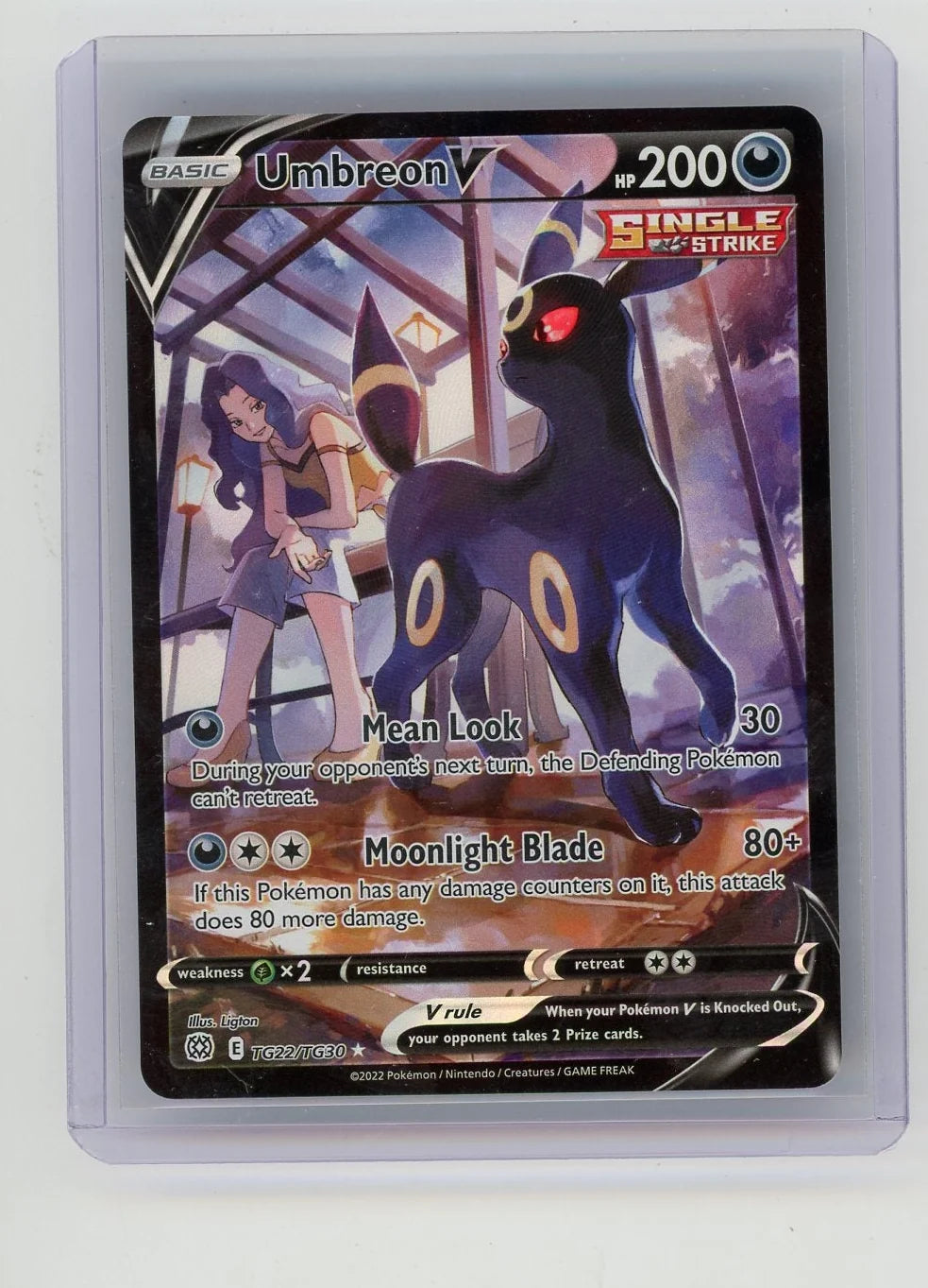 Umbreon V Pokémon Brilliant Stars Trainer Gallery #TG22/TG30